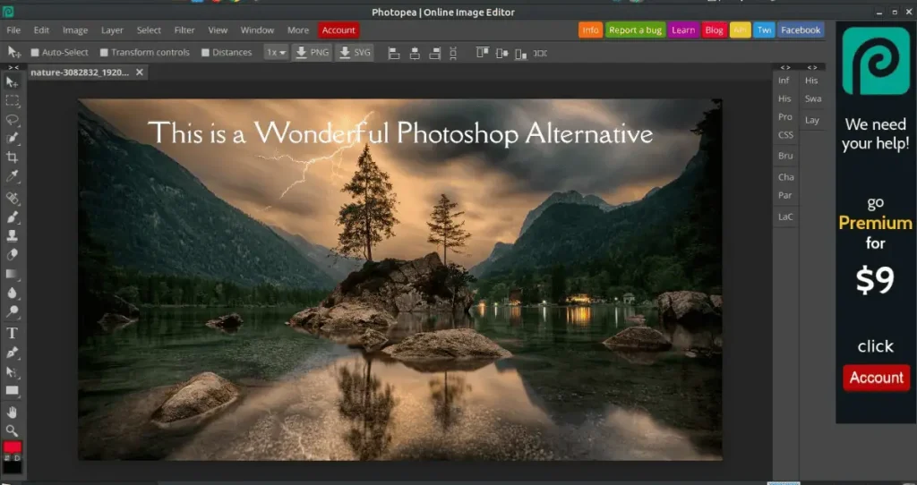 تحميل برنامج Photopea