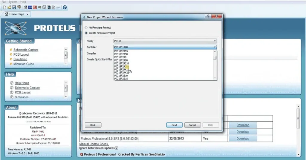 برنامج Proteus 8 Professional